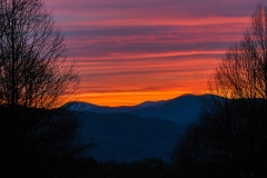 Sunrise Blue Ridge Mountains