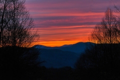 Sunsrise in the Blue Ridge Mountains